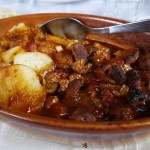 Traditional casserole cooked in the oven